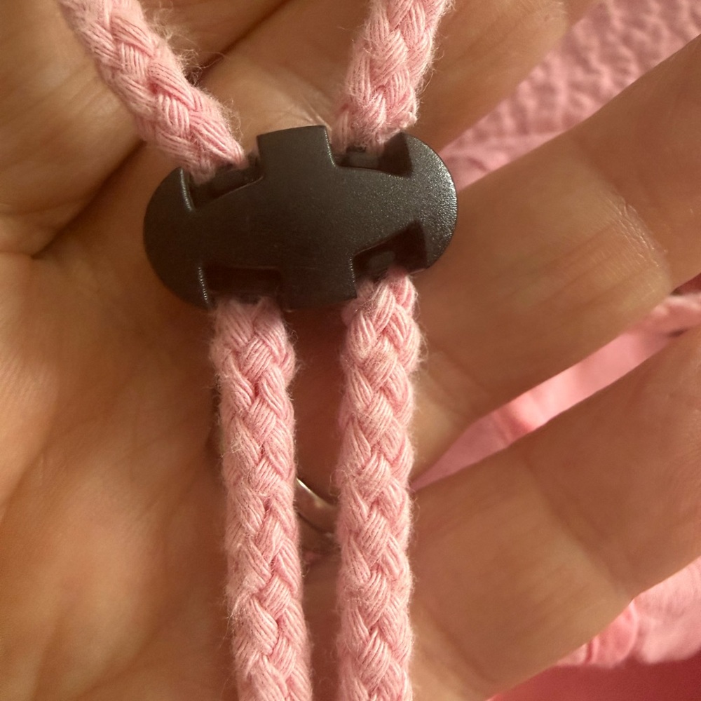 Pink Bucket Hat with Chin Cord - Picture 3 of 6